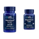 Integratore di salute degli occhi di MacuGuard con capsule di magnesio 500mg - Lutein, Zeaxanthin, Meso-zeaxanthin e Zafferano per una visione sana - 60 Softgels e 100 capsule vegetariane