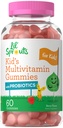 Carlyle Kids Multivitamin Gummies con Probiotici | 60 Chewables | Berry Flavor | Vegetariano, Non OGM, Gluten Free Children's Supplement | by Lil' Sprouts | Packaging May Vary