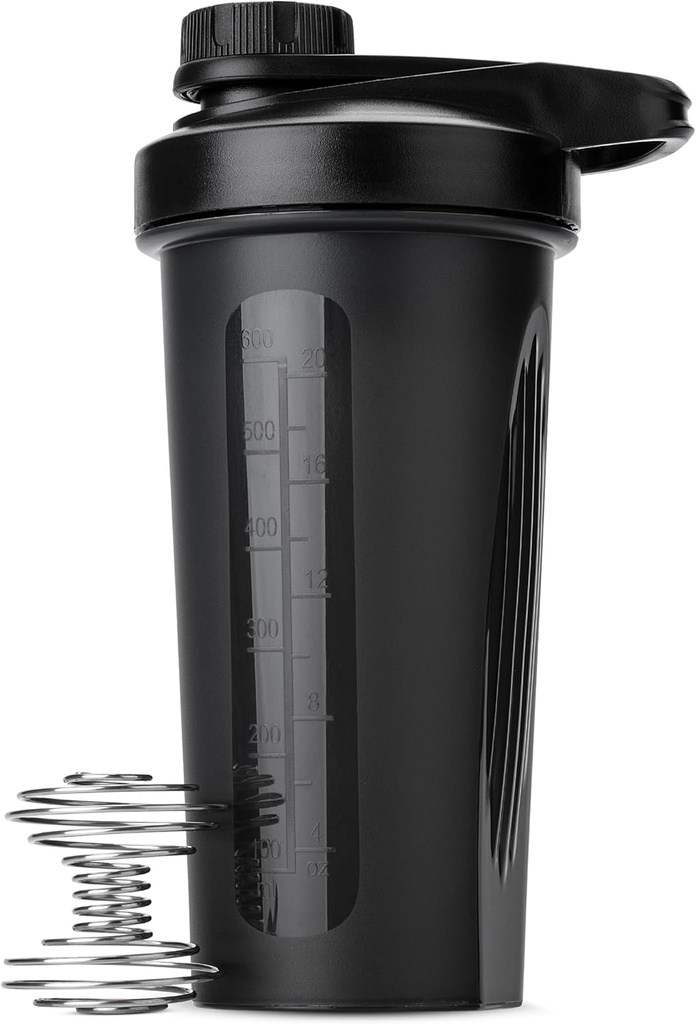 Mr. Pen- Shaker Bottiglie per miscele di proteine con tappo di torsione, 28 oz, Black Protein Shaker Bottiglia con filo Whisk Ball, Shaker Cup, Mixer Bottiglia