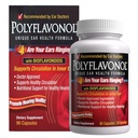 Poliflavonolo con bioflavonoidi, Tinnitus Relief, Unique Ear Health Formula, Ringing Ears Support, Supporta la Circolazione nell'orecchio interno, promuove la salute uditiva, 90 Capsule, 30 Serve