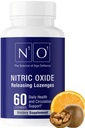 N1O1 Ossido Nitrico Lozenges - 60 Conte - Integratore di ossigeno nitrico per la salute del cuore, Circolazione, Energia, Flusso di sangue, Ossigenazione, Pressione Sana, Supporto cardiovascolare per uomini e donne