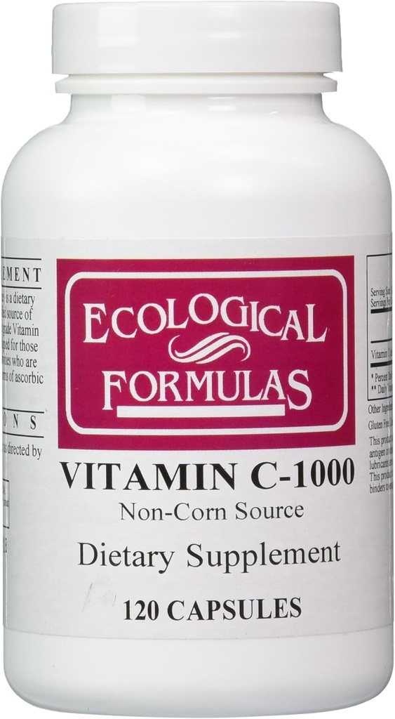 Ricerca cardiovascolare Vitamina C-1000 capsule, 120 Conte