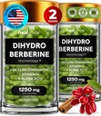 Diidroberberina Supplemento - Dehydro Berberine Organic -Super Berberine Supplemento con Ceylon Cinnamon & R Acido Lipoico Alfa & Apigenin - Hydroberberberine 240 caps (2 Pacchetti)