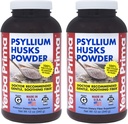 Yerba Prima Psyllium Husk Polvere 12 oz (Pack of 2) - Integratore di fibre naturali