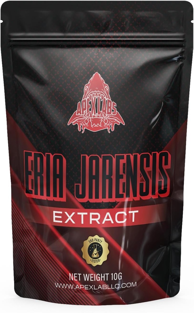 Estratto di ERIA JARENSIS - Polvere Bulk 10 Grammi 133 Serve - Nuovo supplemento di Pea ✮ Nuovo stimolante e NOOTROPIC ✮ Aumentare la concentrazione di energia prestazioni cognitive - Scoop Incluso