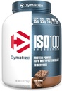 Dymatize ISO 100 Isolato di proteine del siero di latte idrolizzato, Fudge Brownie, 5 Pound