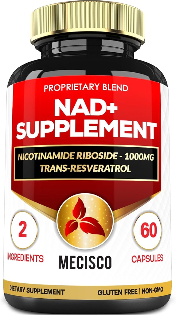 2in1 Supplemento con Nicotinamide Riboside & Resveratrolo - 60 capsule per 30 giorni