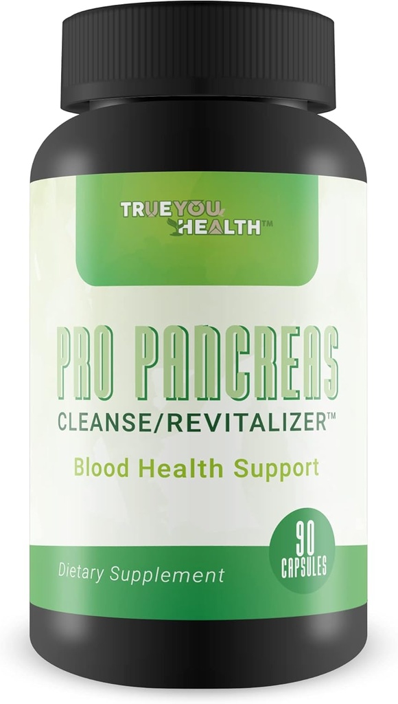 Pro Pancreas Cleanse/Revitalizzatore - Pancreas di supporto e salute del sangue - Antiossidante Pancreas Verde Cleanse and Detox - Supporto Pancreas sano Funzione - Contiene vitamina D, vitamina C, e curcuma