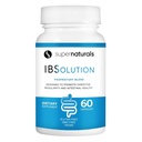 SuperNaturals IBSolution - Made in USA, Non OGM, Gluten Free & Vegan (60 capsule) - Integratore Digestivo Gut Health Con Psyllium Husk - Gas, Bloating, Diarrea, Rilievo di costipazione, Dolore addominale