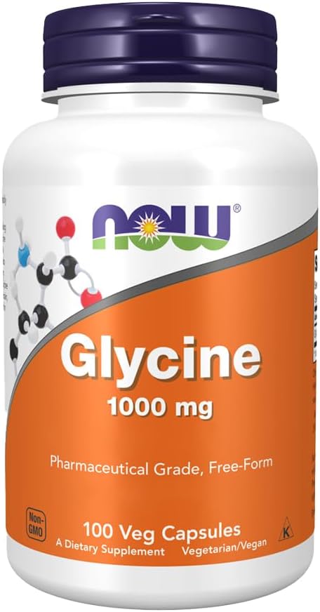 NOW Glycine 1000 mg,100 capsule di veg