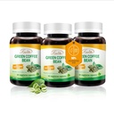 Estratto di chicco di caffè verde Lovita, 50% acido clorogenico per il metabolismo, gestione dell'energia e del peso, 800 mg al giorno, vegano, non OGM, senza glutine, integratore antiossidante naturale, 180 capsule