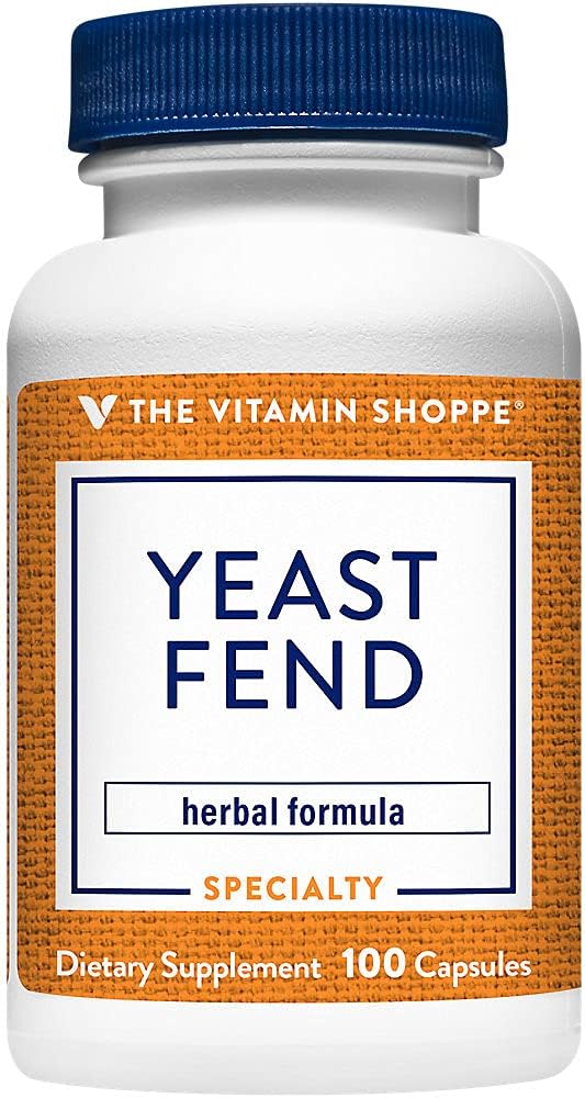 La vitamina Shoppe Yeast Fend, Formula di erbe per le donne, contiene acido caprilico, lactobacillus e erbe (100 capsule)