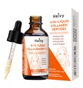 Collage liquido Heivy per le donne, Biotina liquida e collagene per la pelle radiante, Crescita dei capelli, Unghie forti, Supporto misto, 20500 mcg gocce di collagene 4-in-1, Assorbimento avanzato, Sapore di lampone- 2 FL OZ