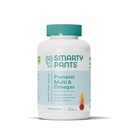 SmartyPants Vitamine prenatali per le donne, Multivitamina Gummies: Omega 3 Fish Oil (EPA/DHA), Biotin, Methylfolate, Vitamina D3, C, Vitamina B12, B6, A, K & Zinc, Inositol, 80 Count (20 giorni di alimentazione)