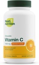 Nutrizione fresca Vitamina C Chewables - Potente 1500mg al giorno Supporto immunitario - Tutto naturale Tasty VIT C Supplemento - Vegan Friendly, Non OGM, Gluten & Soy Free - 90 compresse masticabili