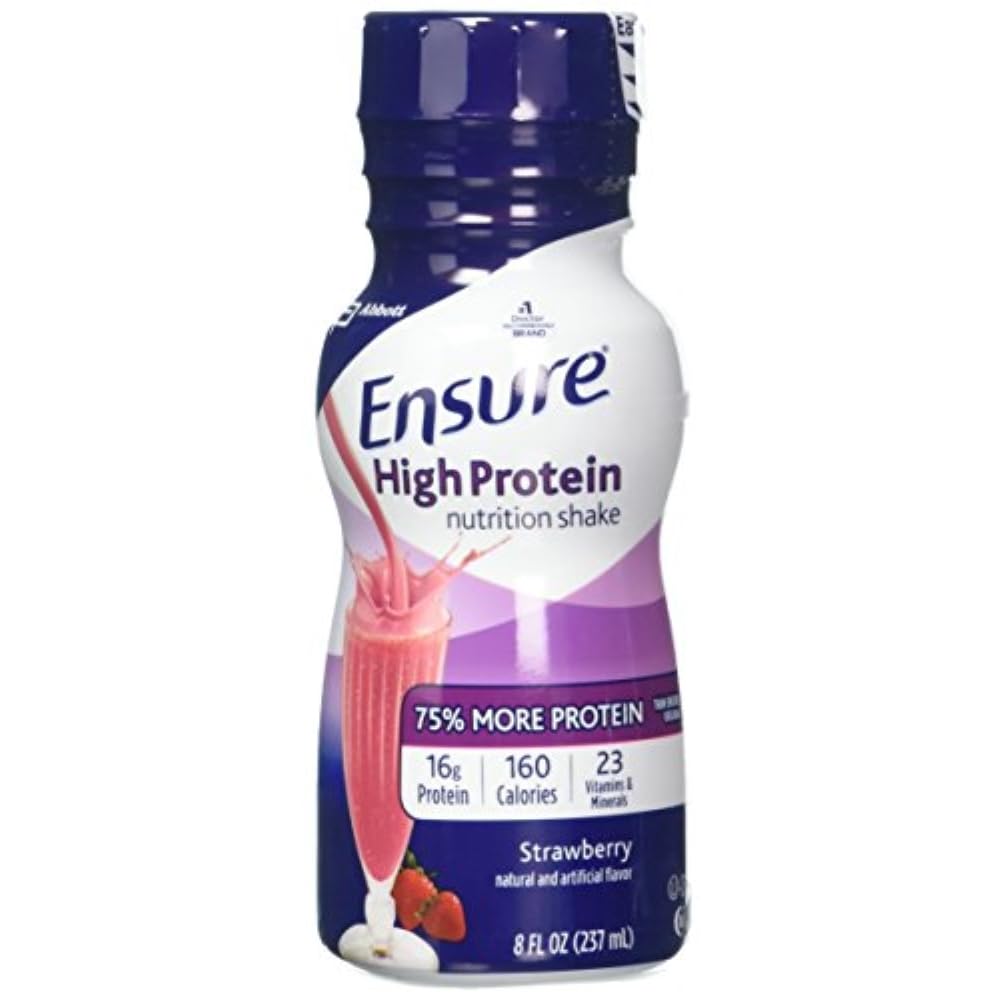 Assicurare l'alta nutrizione delle proteine Shake, fragola, 6 conte