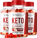 LIVORKA (3 Pack) TrimNova Keto ACV Gummies, TrimNova Gummies, TrimNova Keto, TrimNova Keto ACV Gummies, Trimnova, TrimNova Keto Formula, TrimNova Keto ACV Gummies 1050MG, 180 Gummies per 3 Mesi.