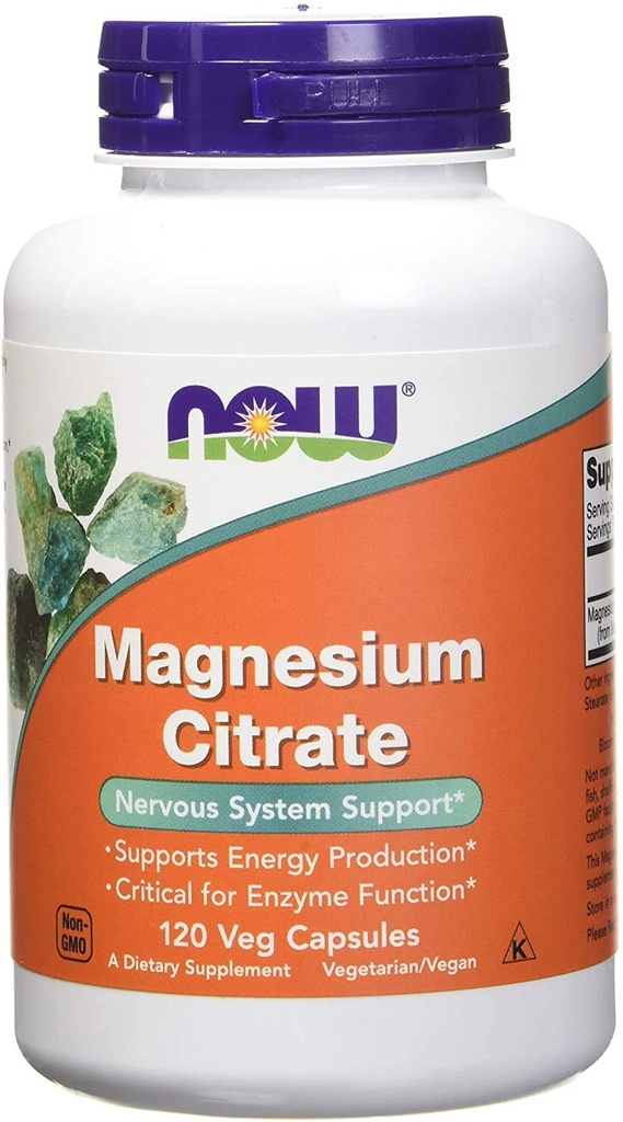 Ora Alimenti Citrato di Magnesio 400 Milligram 120 capsule di Veg (Pack of 2)