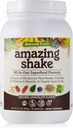 Oltre fresco stupefacente Shake, Superfood Formula, Plant Protein Based, Low Net Carbs, Wholefood Protein, Meal Sostituzione, Natural Chocolate Flavor, 999 Grammi, Bianco