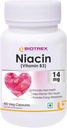 Niacin generico 14mg vitamina B3 con Inositol 50mg supplemento - 60 capsule di veg