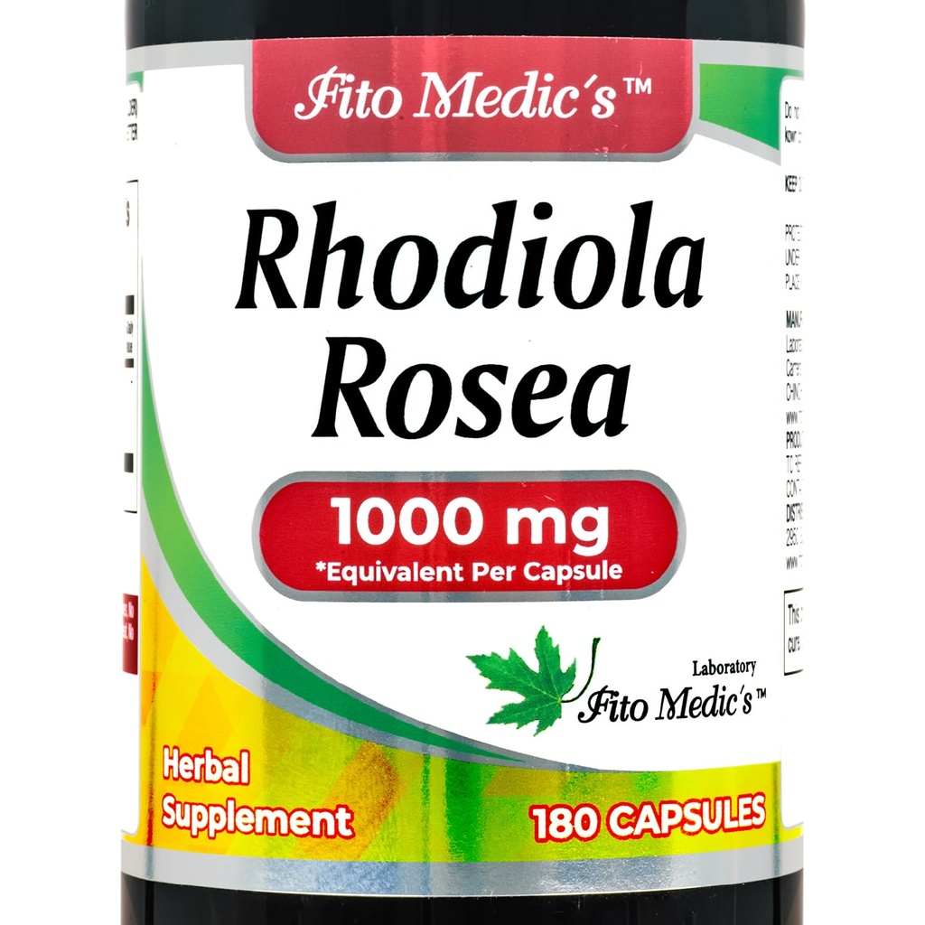 Lab - rhodiola rosea - rhodiola rosea Supplemento -180 Caps - Ultra alto assorbimento.