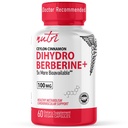 Supplemento 100mg 60 capsule - con Ceylon Cinnamon - 5X Più efficace della berbina regolare HCL
