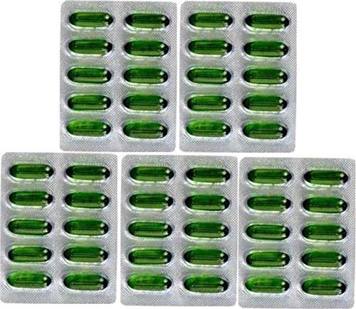 Vitamina E Capsule per viso, capelli, calpestio, pelle luminosa, cerchi scuri, sbiancamento della pelle e capelli Evion 400mg capsule per viso e capelli (50)