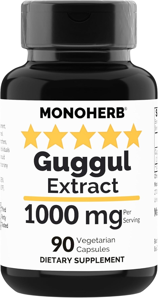 Estratto di Guggul MONOHERB 1000 mg - 90 capsule vegetariane