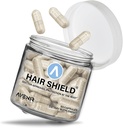 Scudo per capelli | Pelle per capelli e unghie Vitamine per la crescita dei capelli e chiodi più forti, Vitamine Biotina con Calcio e Zinco per donne e uomini, 60 capsule