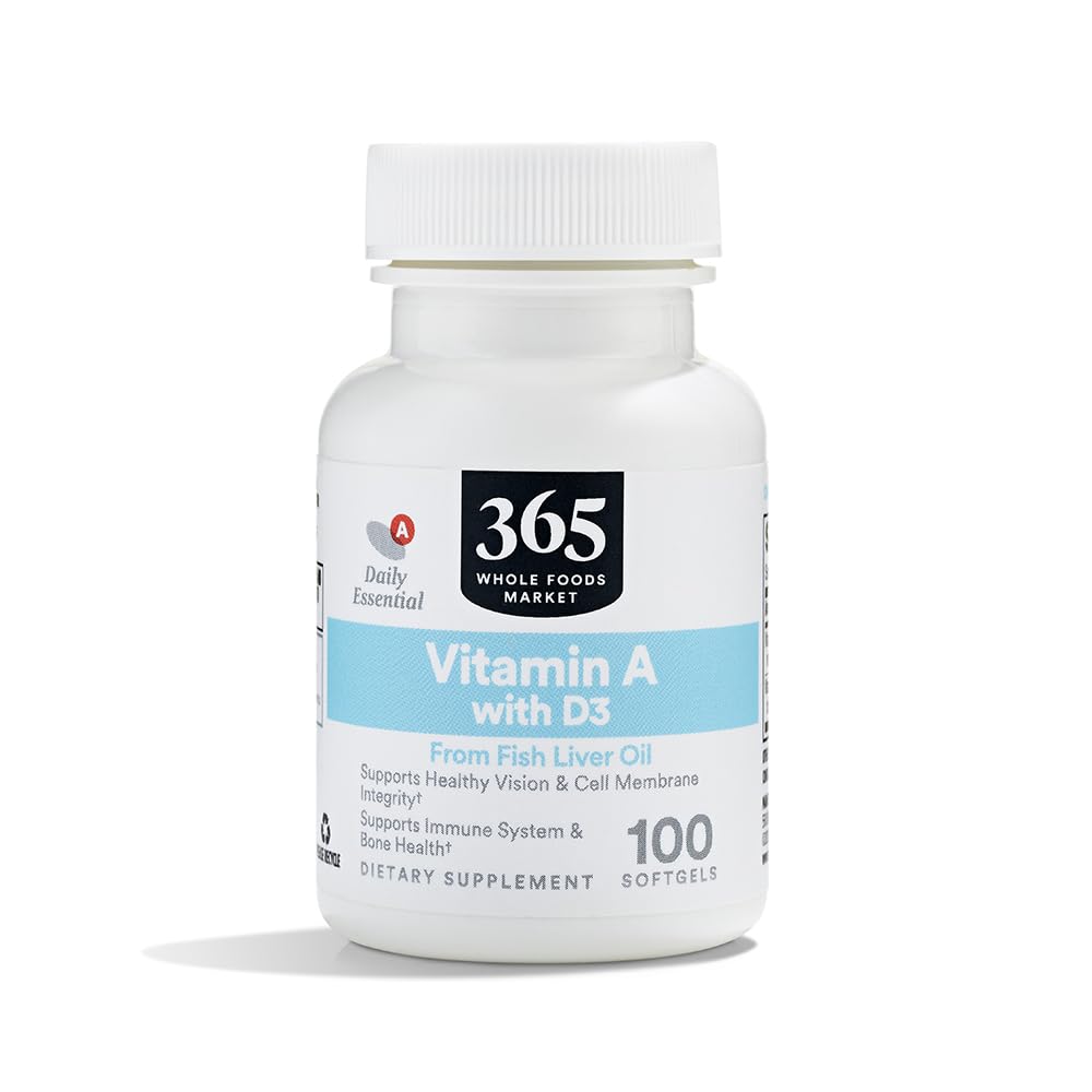 365 da Whole Foods Market, Vitamina A & D 400 IU, 100 Conte
