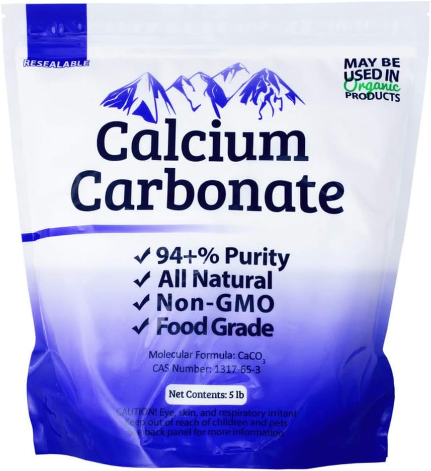 Carbonato di calcio del grado 97+% del cibo di 10 lb dal calcare di terra