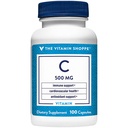 La vitamina Shoppe Vitamina C 500MG, Antiossidante che supporta la salute immunitaria e cardiovascolare (100 capsule)