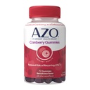 AZO Cranberry Urinary Tract Health Gummies Integratore alimentare, 2 Gummies = 1 Vetro di Succo di Mirtillo, Aiuta a pulire e proteggere, Natural Berrylicious Flavor, Non-GMO, 72 Gummies