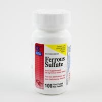 Confezione speciale di 5 x Qualità Scelta Ferrous SULFATE 325MG 100EA