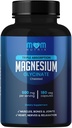 Magnesio Glycinate - 500 mg Chelated Triple Absorption Magnesium - Cuore, Bones, Joints Support - Calm & Relax- 180 Capsule