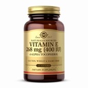 Solgar Vitamin E 268 mg (400 IU) - 100 Softgels - Vitamina E naturale come D-Alpha Tocopherol - Gluten Free, Dairy Free - 100 Serve