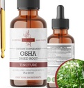 Tintura di radice organica OSHA – Supporto respiratorio naturale – Estratto liquido senza alcool – Vegan, Non OGM, Made in USA – 2 Fl Oz