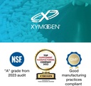 XYMOGEN Shaker Bottiglia 20 oz Proteine e Pre-Workout Mixer Bottiglia BPA-Free Plastic Shaker per Smooth Shakes Leak-Proof Gym Bottiglia per polvere proteica