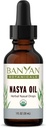 Banyan Botanicals Nasya olio – Gocce di nasale organiche per il respirazione trasparente – Ayurvedic Nasal Cleaner e Nose Moisturizer* – Un'oncia fluida – Certificato Organico, Non OGM, Chimico Libero