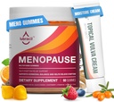 Lubracil Menopause Gummies & Topical Vulva Crema Bundle – Hormone-Free Supporto per Flash Caldi, Vaginal Dryness, Itching, Mood Swings & Night Sweats with Black Cohosh, Ashwagandha, Omega-7 & Vitamin E