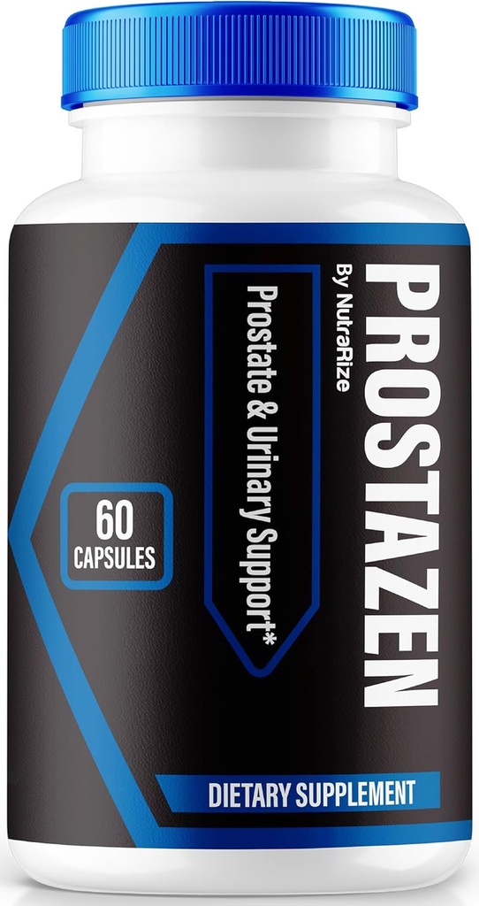 NutraRize Prostazen Capsule, Pillole Prostazen ufficiali per sostenere la salute della prostata, Prostazen Plus Formula Premium, Prostazen per la prostata sana, Prosta Zen Pastillas Review (60 capsule)
