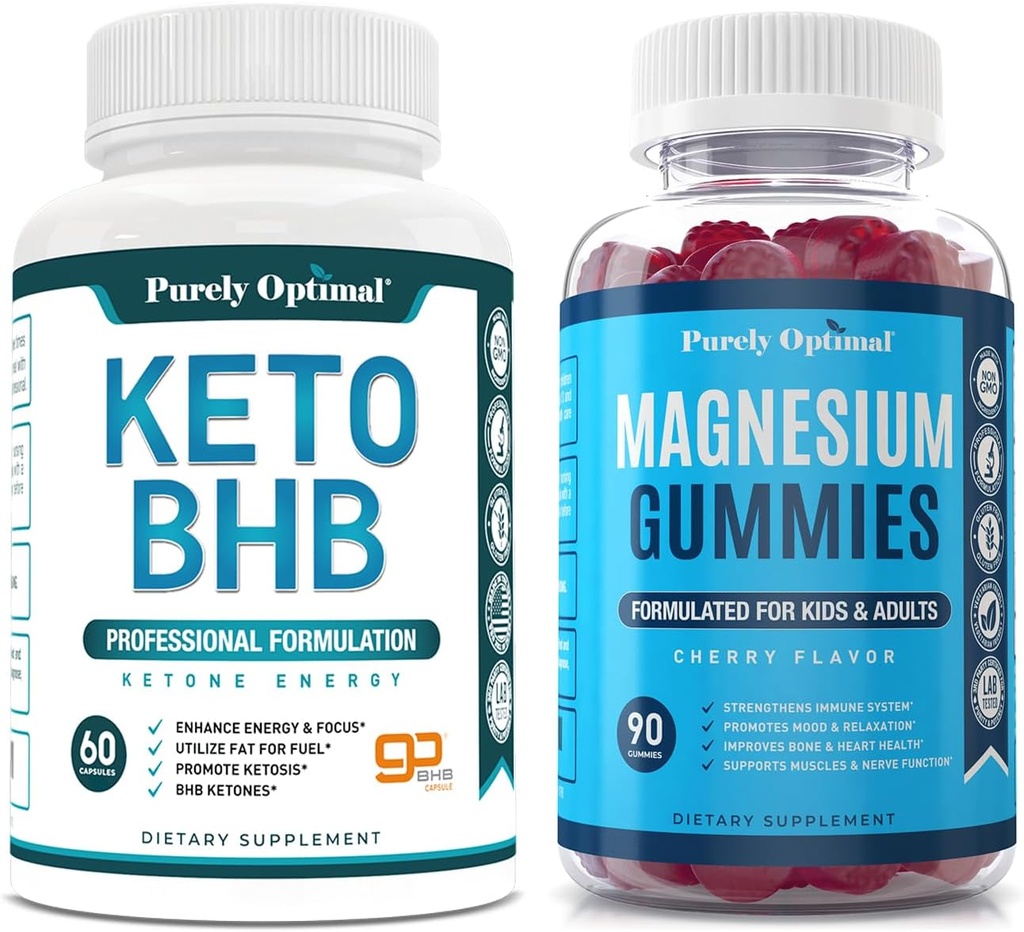 Pure ottimale Keto BHB + Magnesio Gummies