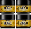 800mg Shilajit Supplement-Shilajit Pure Himalayan Organic Shilajit Resina con la massima potenza, originale da Himalayan con 85+Trace Minerals & Fulvic Acid per Focus & Energy, Immunity, 4 pacchetti