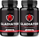 rize labs - Capsule Gladiatore - Supplemento prestazioni per gli uomini, Supporto massimo per la crescita muscolare (120 capsule)