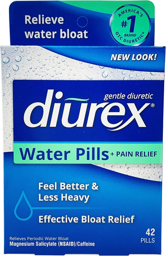 Pillole d'acqua Diurex, 42 Pillole di Conte (Pacchetto di 6)