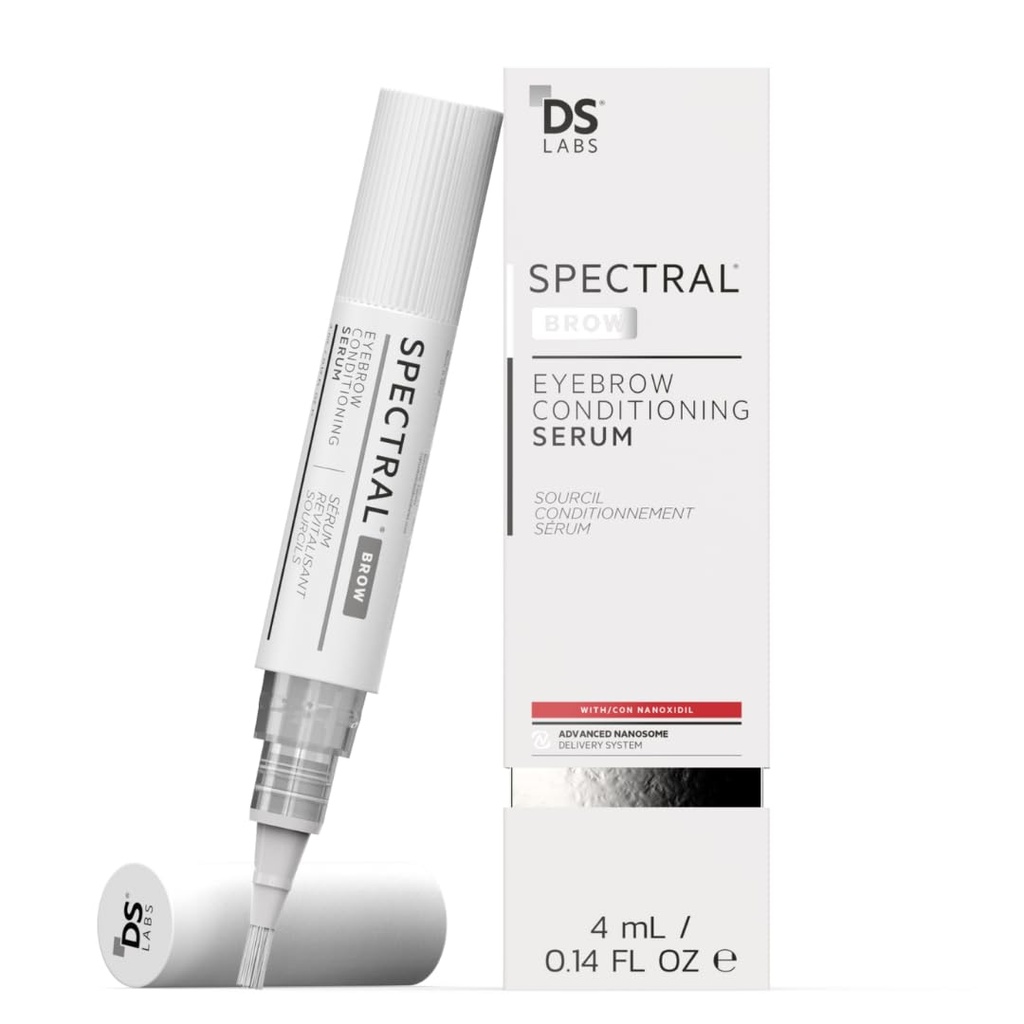 DS Labs Spectral. BROW Sopracciglio Condizionamento Siero - Supporti Fuller, Thicker, Guardando le Brows, con Nanoxidil, Retinol & Acido Ialuronico, Paraben Free, Sulfate Free, Cruelty Free