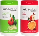 JuicePlus+ Frutta e Verdura Blend: per Solid Nutritional Foundation - Migliorare la salute della famiglia con 20 Frutta & Veggies Plus Nutrienti vegetali - Prepacked 2 Bottiglie (60 Serve di Frutta, 60 di Veg)