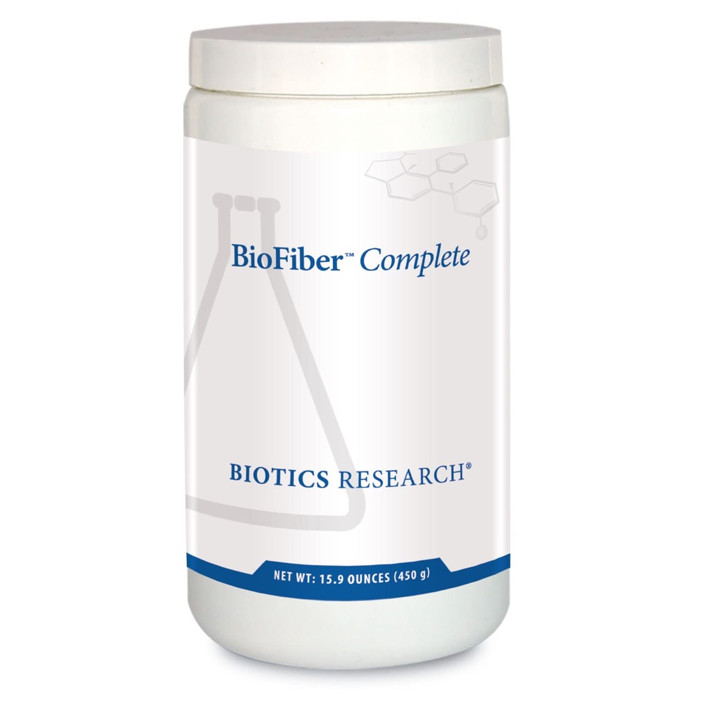 Biotics Research BioFiber Complete - 10 Fibre Alimentari Intere (Organico e Non OGM), 5g di Fibra Per Serving, Polvere Easy-to-Mix, Prebiotic Gut Support 15.9 Oz