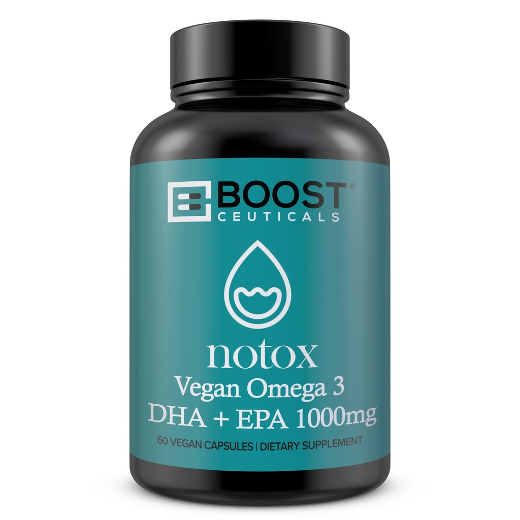 Vegan Omega 3 Algae DHA 410mg | No Fishy Aftertaste | Brain Cuore | Schizochytrium sp DHA EPA 60ct