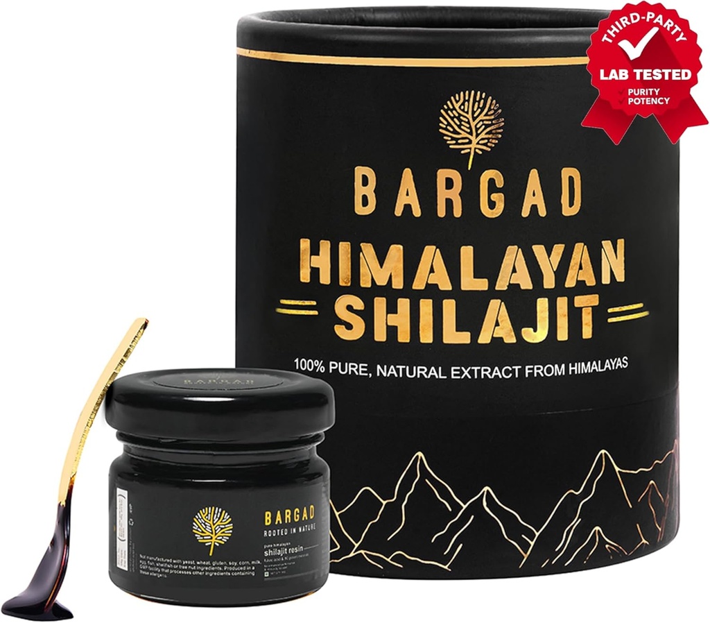 Pure Himalayan Shilajit Resina alta potenza per gli uomini e le donne | Lab testato | Grado d'oro 100% puro Shilajit con acido Fulvic & 85+ minerali trace per il potenziamento energetico & supporto immunitario | 30 Gm